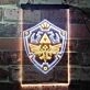 Legend Of Zelda Link Shield Dual LED Neon Sign for Gaming Fans