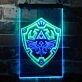 Legend Of Zelda Link Shield Dual LED Neon Sign for Gaming Fans