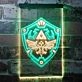 Legend Of Zelda Link Shield Dual LED Neon Sign for Gaming Fans