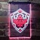 Legend Of Zelda Link Shield Dual LED Neon Sign for Gaming Fans