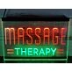 Massage Therapy Dual LED Neon Sign for Relaxation and Wellness Spaces