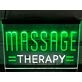 Massage Therapy Dual LED Neon Sign for Relaxation and Wellness Spaces