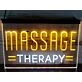 Massage Therapy Dual LED Neon Sign for Relaxation and Wellness Spaces