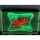 Miller It's Miller Time Dual LED Neon Sign for Beer Lovers and Bars