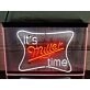Miller It's Miller Time Dual LED Neon Sign for Beer Lovers and Bars