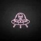 Extraterrestrial 	Alien  neon sign