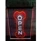 Open Dog Bone Grooming Pet Dual LED Neon Sign for Pet Grooming Shops
