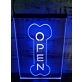 Open Dog Bone Grooming Pet Dual LED Neon Sign for Pet Grooming Shops