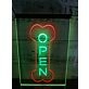 Open Dog Bone Grooming Pet Dual LED Neon Sign for Pet Grooming Shops