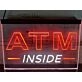 ATM Inside Dual LED Neon Sign for Businesses and Convenience Spaces