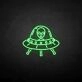 Extraterrestrial 	Alien  neon sign