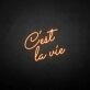C'est la vie' neon sign