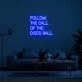 Follow The Call Of The Disco Ball Neon Sign for Fun and Party Spaces