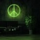 Peace Neon Sign for Relaxing and Positive Spaces
