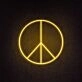 Peace Neon Sign for Relaxing and Positive Spaces