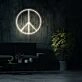 Peace Neon Sign for Relaxing and Positive Spaces