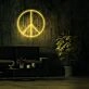 Peace Neon Sign for Relaxing and Positive Spaces