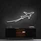 Airplane Take Off Neon Sign for Travel and Adventure Themes