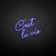 C'est la vie' neon sign