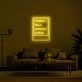 Shake It Like A Polaroid Picture Neon Sign for Fun and Playful Spaces