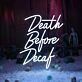 Death Before Decaf Neon Sign for Coffee Lovers
