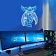 Glaceon With Wings Neon Sign for Anime Fans