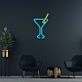 Martini Glass Neon Sign for Bars and Social Spaces