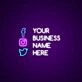 Social Media Icons Custom Neon Sign for Modern and Fun Spaces