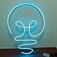 'Light Bulb' neon sign
