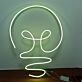'Light Bulb' neon sign