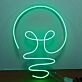 'Light Bulb' neon sign