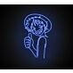 Luffy Neon Sign for Anime Fans