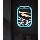 Plane Window View Neon Sign for Travel and Adventure Themes