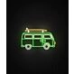 Surfer Caravan Neon Sign for Beach and Adventure Themes