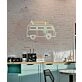 Surfer Caravan Neon Sign for Beach and Adventure Themes