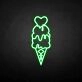 'Ice Cream' neon sign