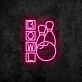 Bowling Neon Sign for Gaming and Social Spaces