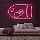 Bullet Bill Neon Sign for Video Game Fans