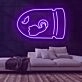 Bullet Bill Neon Sign for Video Game Fans