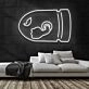 Bullet Bill Neon Sign for Video Game Fans