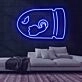 Bullet Bill Neon Sign for Video Game Fans