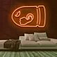 Bullet Bill Neon Sign for Video Game Fans