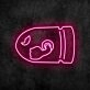 Bullet Bill Neon Sign for Video Game Fans