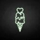 'Ice Cream' neon sign