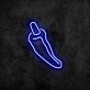 Chili Neon Sign for Food Lovers and Spicy Themes