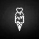 'Ice Cream' neon sign