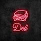 Deli Sandwich Neon Sign for Food Lovers and Cafes