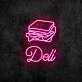 Deli Sandwich Neon Sign for Food Lovers and Cafes