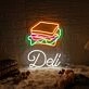 Deli Sandwich Neon Sign for Food Lovers and Cafes