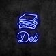 Deli Sandwich Neon Sign for Food Lovers and Cafes